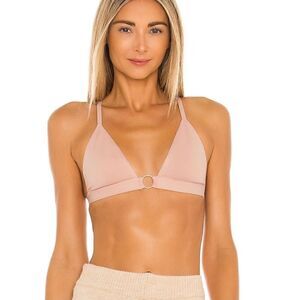 FREE PEOPLE OH SCUBA BRALETTE IN ANTIQUE SHELL BEIGE PINK CONVERTIBLE BRA NEW